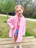 Girls Pink Raincoat