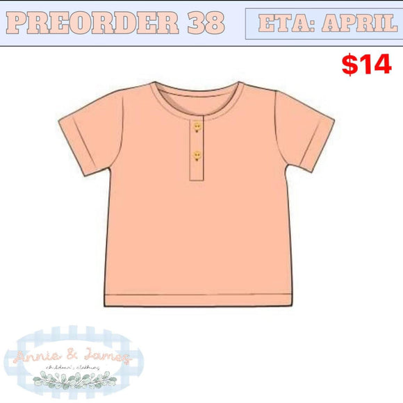 Boys Peach Shirt