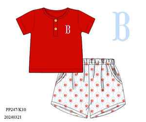 Boy's Apple Short Set