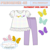 Girl's Butterfly Legging Set